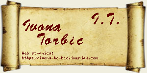 Ivona Torbić vizit kartica